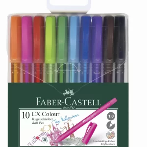 Faber Castell GW247201 Cx Colour Roller Ball Wallet (1x10'S)