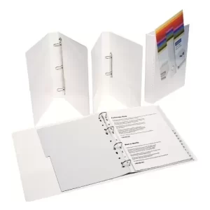 Bantex 1272-407 A4 25mm 4D Ring Insert Binder (40p/Ctn) 40mm Spine