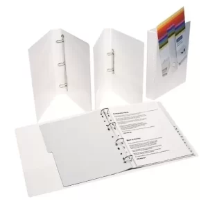 Bantex 1272-207 8522-07 A4 11/2'' Spine, 25mm 2d Insert Ring Binder (20'S/Ctn)