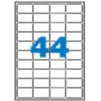 Apli 10050  A4 Glossy Transparent Labels For Inkjet Printers (48.5 X 25.4 Mm) 10s/Pkt