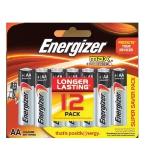 (Q) E91 BP-12  AA Energizer Battery (12/Pack)