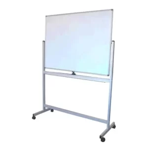 White Board 3' X 5' (DOUBLE Side With Stand) & WHEELS