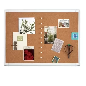 Quartet White Frame Cork Board 17''x23'' (Mhob1723)