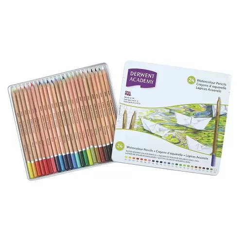 Derwent 2301942 Watercolour Pencils 24 Tin