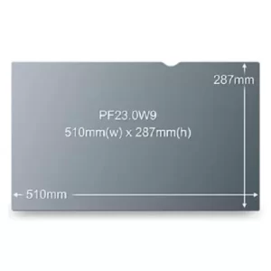 3M PF230W9E Privacy Filter for 23.0'' Widescreen Monitor (16:9 aspect ratio) 518 mm x 291 mm