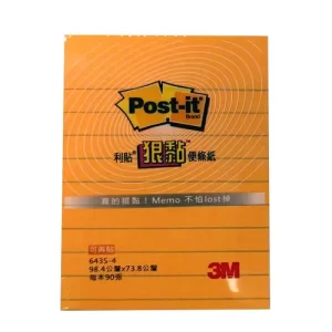 3M #643S-4 P-It SS Lined Notes Org 4X3'' 144/ctn UU004876304