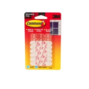 17026CLR 20 hooks,24 strips Command clear Decoclip  (36pkt/Ctn) XA006701552
