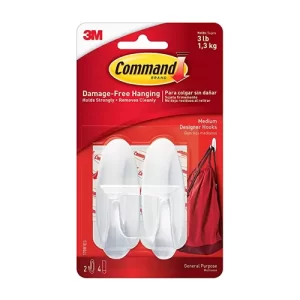 17081  Med 2 hook 4 strip Command Hooks (36pkt/ctn) XA004183456