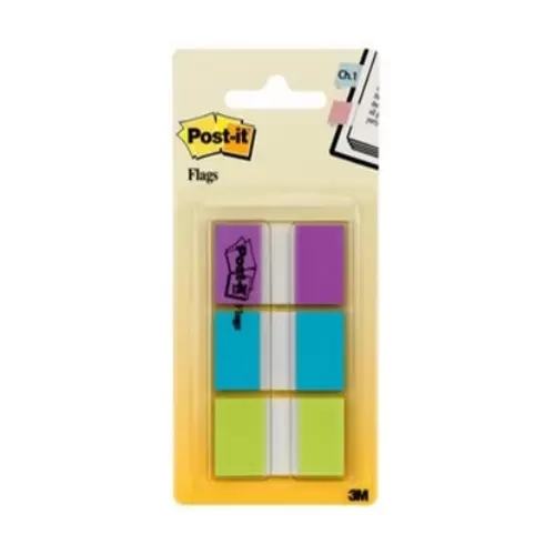 3m 680-Pbg Flags 0.945''X1.7'' 20'S/Col Purp/Blue/Grn 70071493244