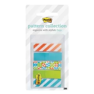 3M #684-GEOS Post it(R) Pattern Flag,Carnival Pattern collection 0.47''x1.7'' 100/pkt 70005241438