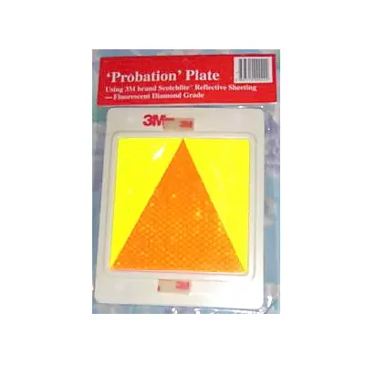 3M Driving Probation Plate Car 25ST/PK 2PK/CS XD005515478