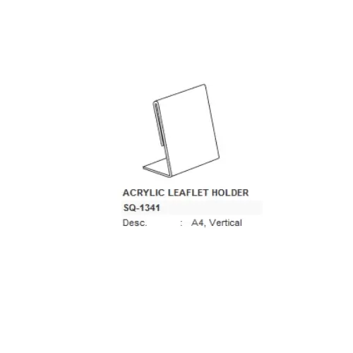 SQ-1341 Acrylic Leaflet Holder A4 Vertical