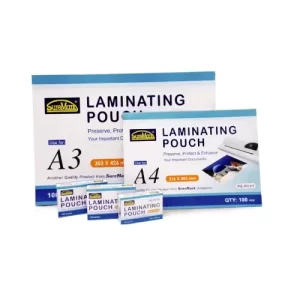 Suremark Sq6030 Lam Pouch A3 303 X 426mm 100mic 100's bx