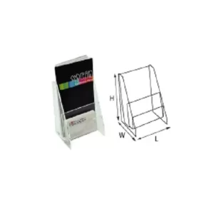 50827  Acrylic Leaflet Holder Dl 2 Tier