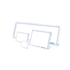 Stz50982 250x80mm Acrylic Card Stand (L Shaped )