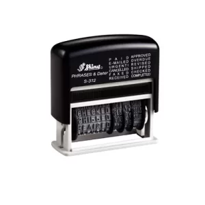Shiny S312 Phrases & Dater Stamp