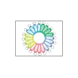 SQ3308 Key ring round edge 20'S
