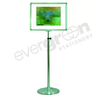 42437 Stainless Steel Sign Holder 60 x 45 x 128 cm Horizontal