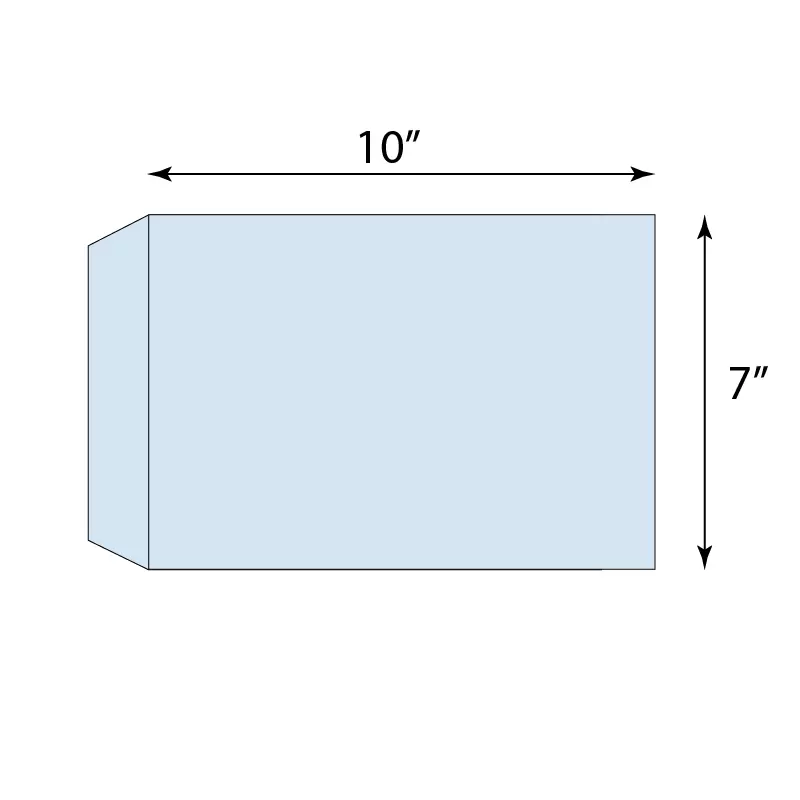 7'' X 10''(178x254mm) White Envelope S7010 (500/Ctn)
