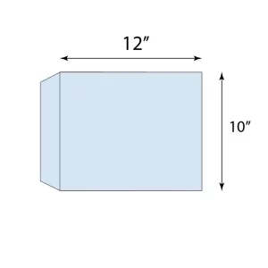 10'' X 12''(254x305mm) White Envelope (Is1012) 250/Ctn