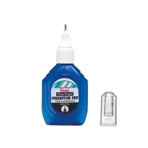 Pentel ZL1-W Correction Pen Plastic Point 18ml Blue bottle