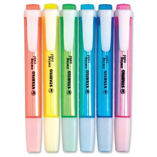 Stabilo 275/6 Swing Cool Highlighter (6pcs/Pk)
