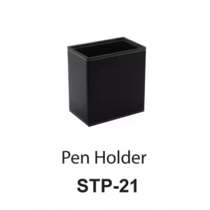 Lv-Stp-21 FAUX LEATHER Pen Holder (Rect)