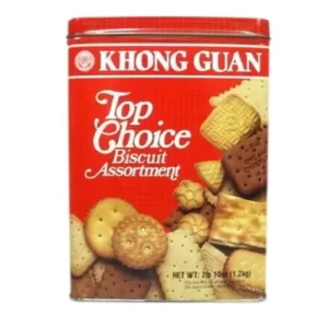 Khong Guan Top Choice Assortment Biscuit 1.2kg (1x6tin)