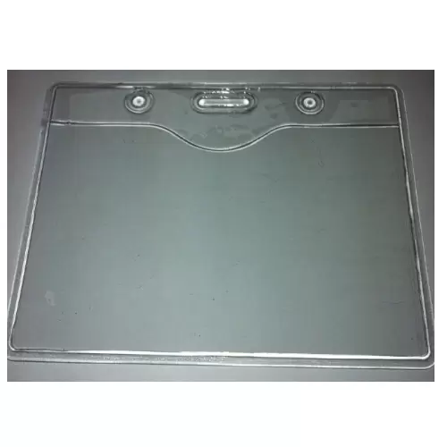 D201(J118) Name Badge Holder 9.8x7.6cm (Horizontal)