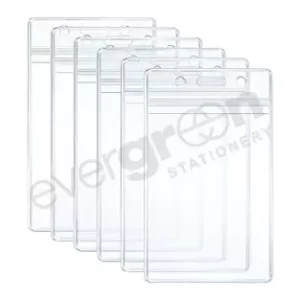 D202 Name Badge Holder 10.7x6.4cm (Vertical)