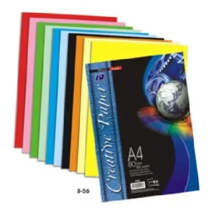 S56 10 Col A4 Creative Paper 80gsm  80sheets