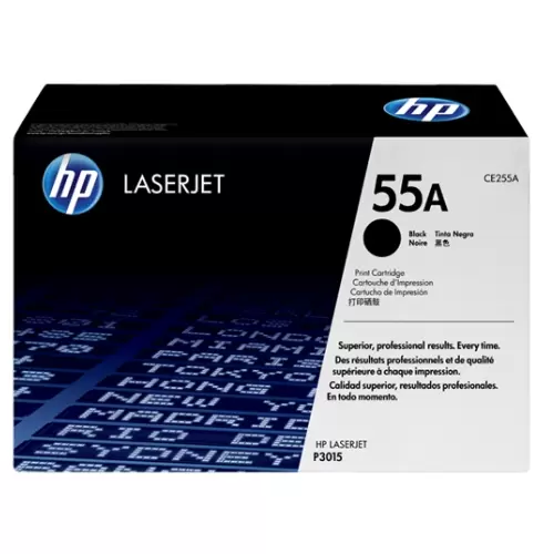 HP CE255A 55A 6K BLACK TONER FOR P3015