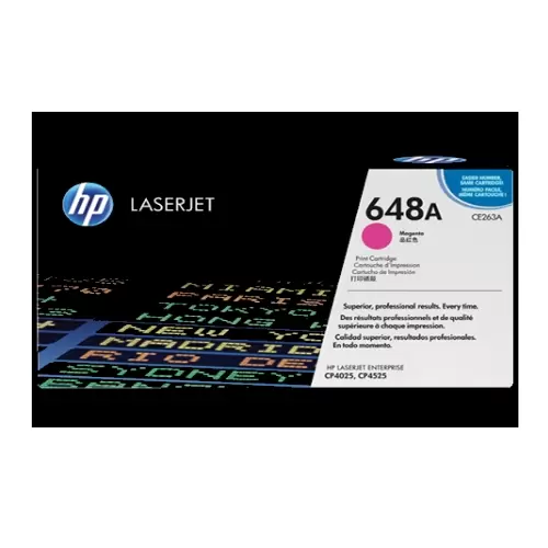 HP CE263A 648A MAGENTA TONER FOR USE CP4525
