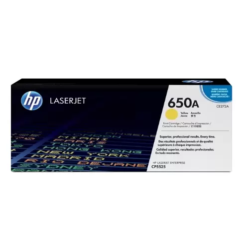 HP CE272A 650A YELLOW TONER FOR CP5525