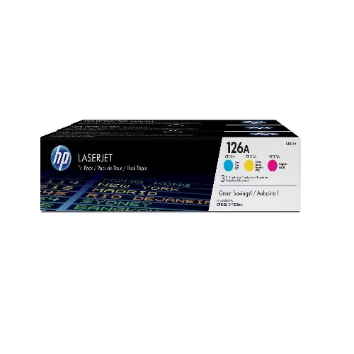 HP CF341A 126A TRI PACK TONER (CE311/312/313) CYM