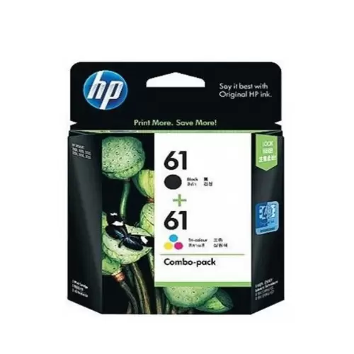 HP CR311AA 61 COMBO PACK(61 blk +61 Tri-col) INK CARTRIDGE