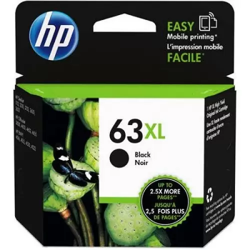 HP F6U64AA 63XL BLACK INK CARTRIDGE (1VV38AA)
