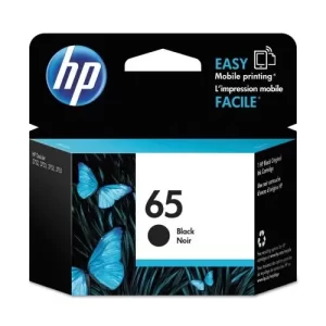 HP65 BLACK ORIGINAL INK CARTRIDGE  N9K02AA