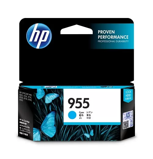 HP L0S51AA 955 CYAN ORIGINAL INK CARTRIDGE