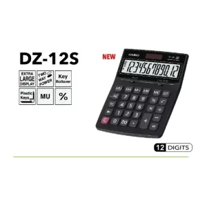 Casio DX-12B BK 12 Digits Calculator  ( Replaces D20)