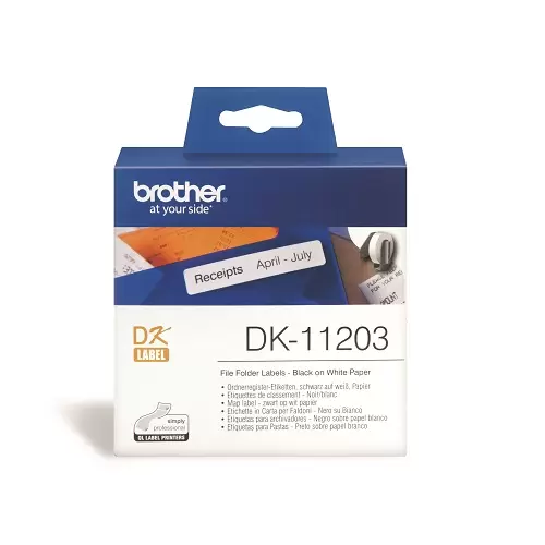 Dk11203 Die-Cut File Folder Label (Roll 17mmx87mm/300 Labels)