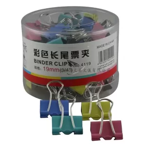 Xacegn 19mm Colour Binder Clip 40s
