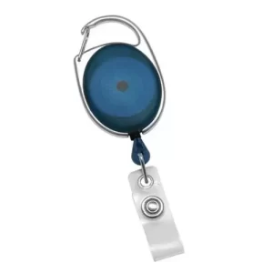 Oval Yoyo Badge With Col.Trim Reel Retractable