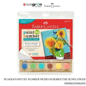 FABER-CASTELL PL14314 PAINT BY NUMBER MUSEUM SERIES THE SUNFLOWER