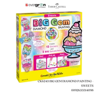 FABER-CASTELL CK6245 BIG GEM DIAMOND PAINTING – SWEETS