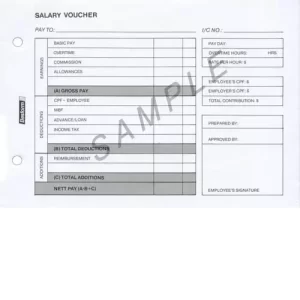 BF Salary Voucher 100sheets