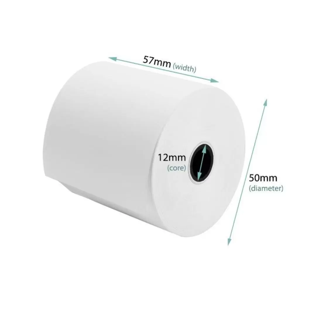 57 x 50 x 12mm Thermal Paper Roll
