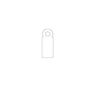 Apli #383 White Strung Tags - 7 X 19mm,1000pcs/Bx