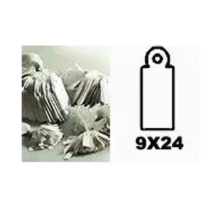 Apli #384 White Strung Tags - 9 X 24mm,1000pcs/Bx