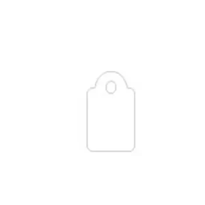 Apli #387 White Strung Tags - 13 X 20mm,1000pcs/Bx